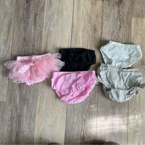 Baby Girl Bloomers - Various Brands/Sizes - 3, 6, 9 Months